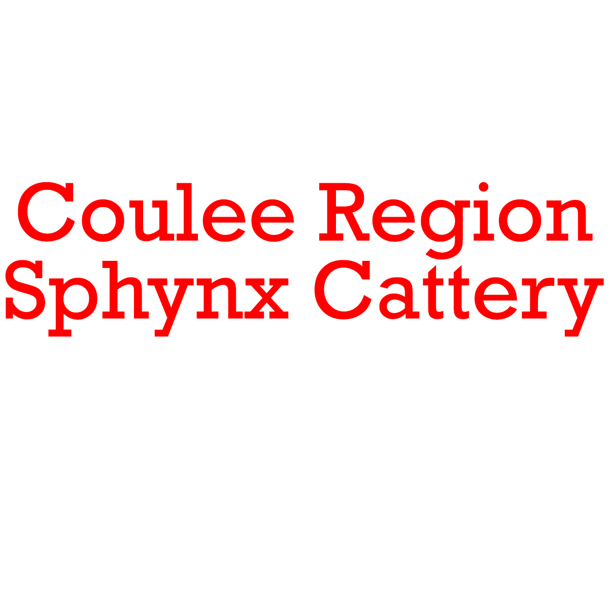 Coulee Region Sphynx Cattery